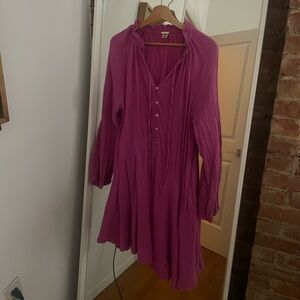 Magaschoni magenta dress
